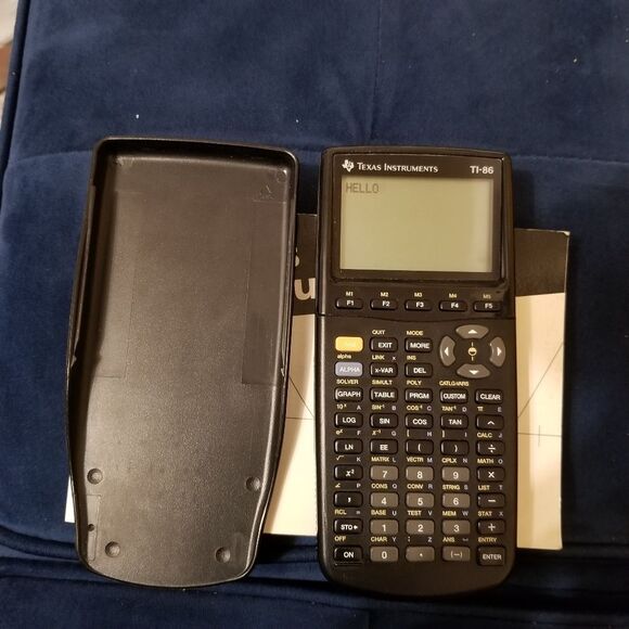 Texas Instruments TI 86 Black Graphing Calculator - Picture 7 of 8